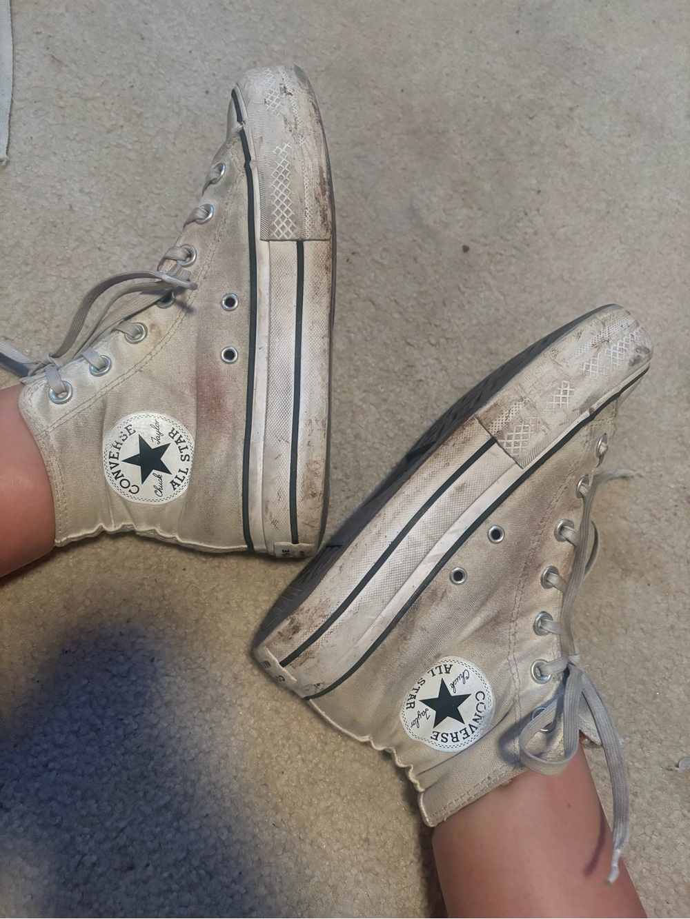 well worn women’s converse